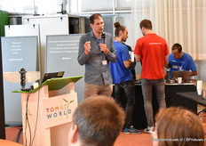 Matjej Karásek van Flapper Drones gaf een lezing over zijn product.